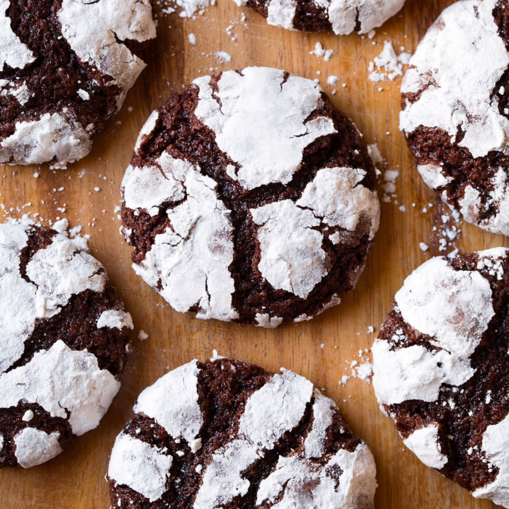 Chocolate Crinkles (Half Dozen)