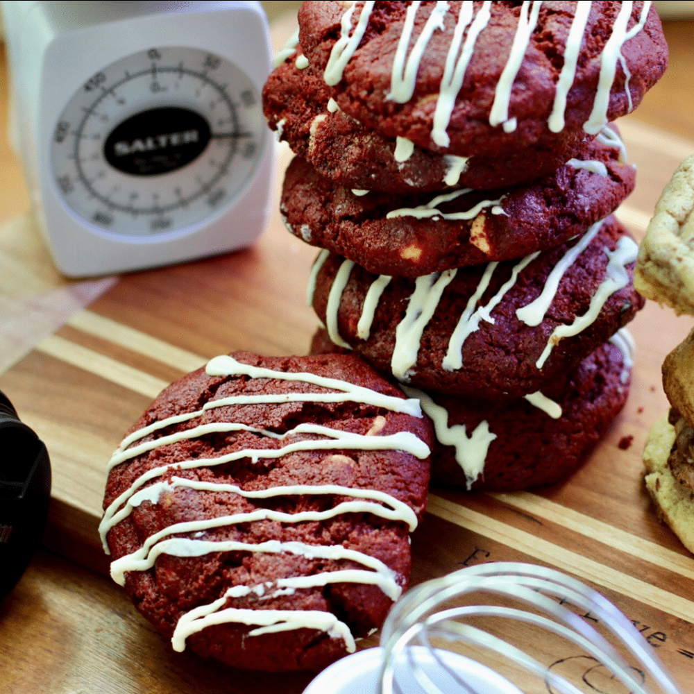 Red Velvet White Chocolate Chip - 1 Dozen