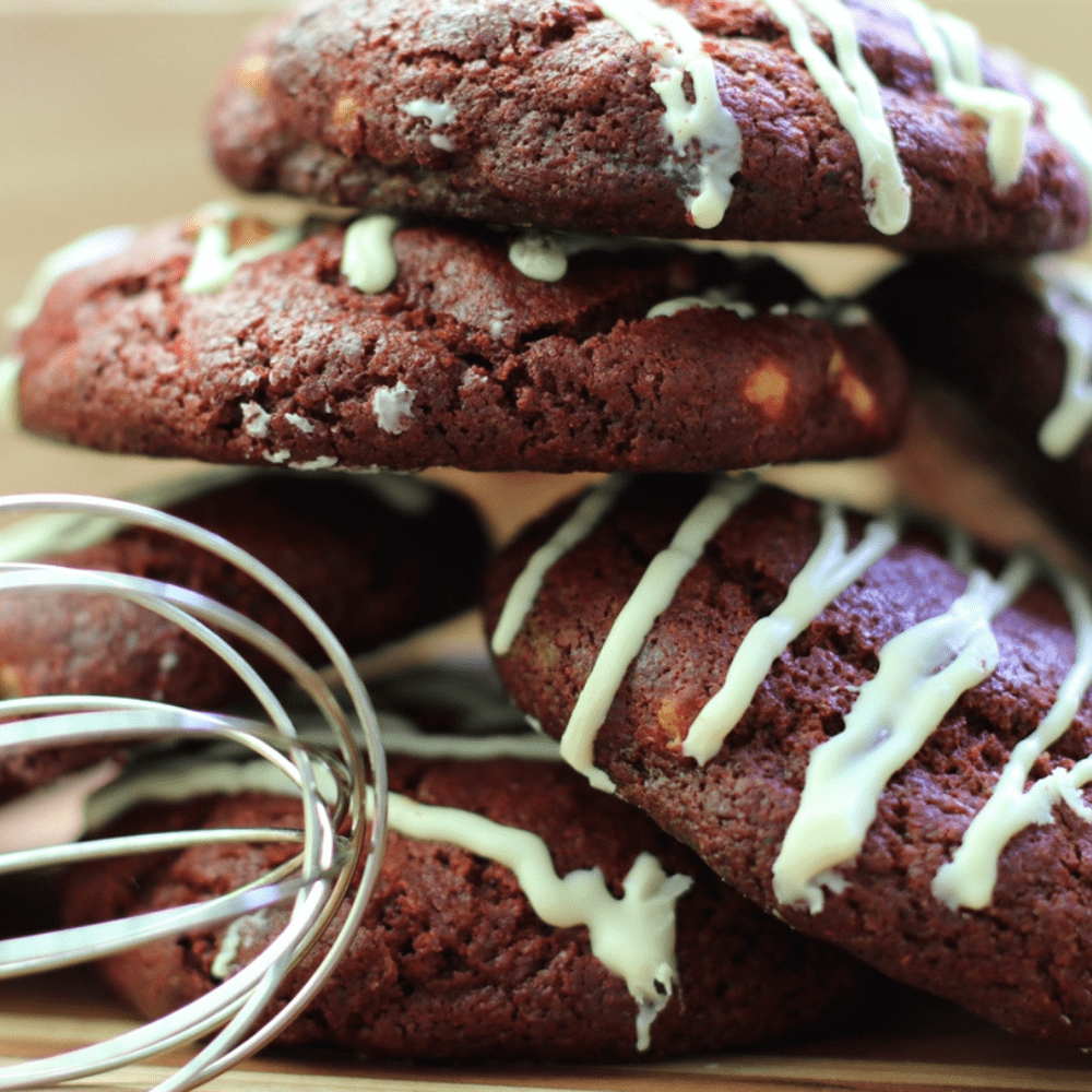 Red Velvet White Chocolate Chip - 1 Dozen